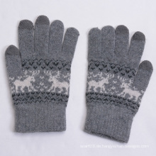 Warm halten dicke Wolle Touch Handschuhe